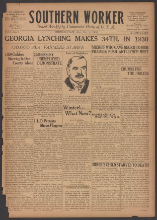 Southern Worker, October 4, 1930
