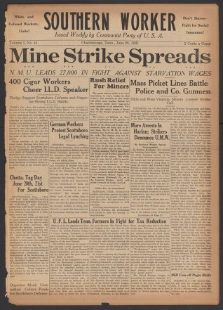 Southern Worker, June 20, 1931