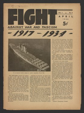 The Fight Against War and Fascism, April 1934