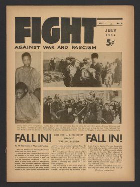 The Fight Against War and Fascism, July 1934