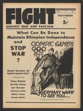 The Fight Against War and Fascism, November 1935