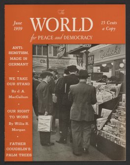 The World for Peace and Democracy, June 1939