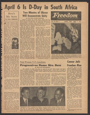 Freedom, April 1952