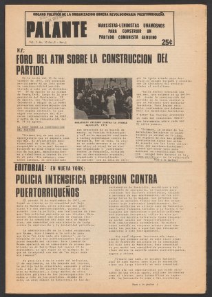 Palante, October 8-November 5, 1975